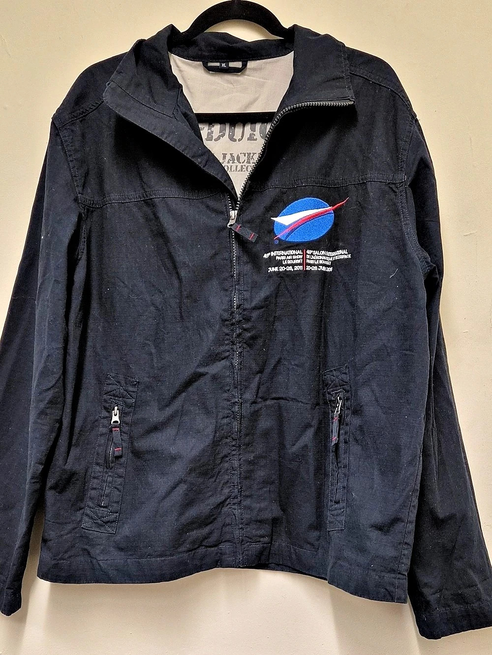 Junk Food Clothing NASA Collection NASA Graphic Jacket Black XL